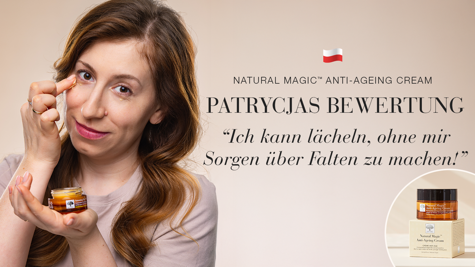 Lächeln ist wunderbar, jetzt muss ich nicht damit aufhören!